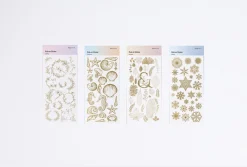Gold Four Seasons Rub-on Sticker