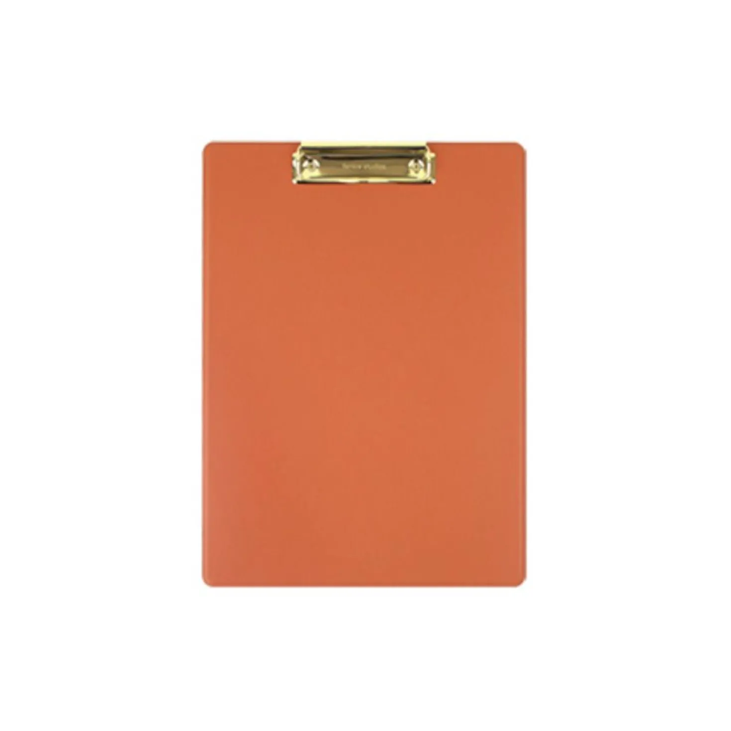 Gold Metal Vegan Leather Clipboard