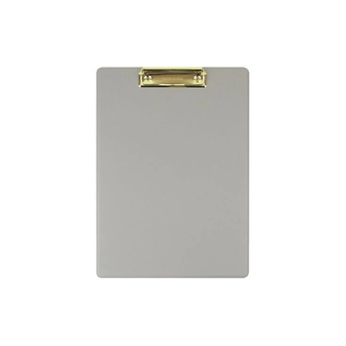 Gold Metal Vegan Leather Clipboard