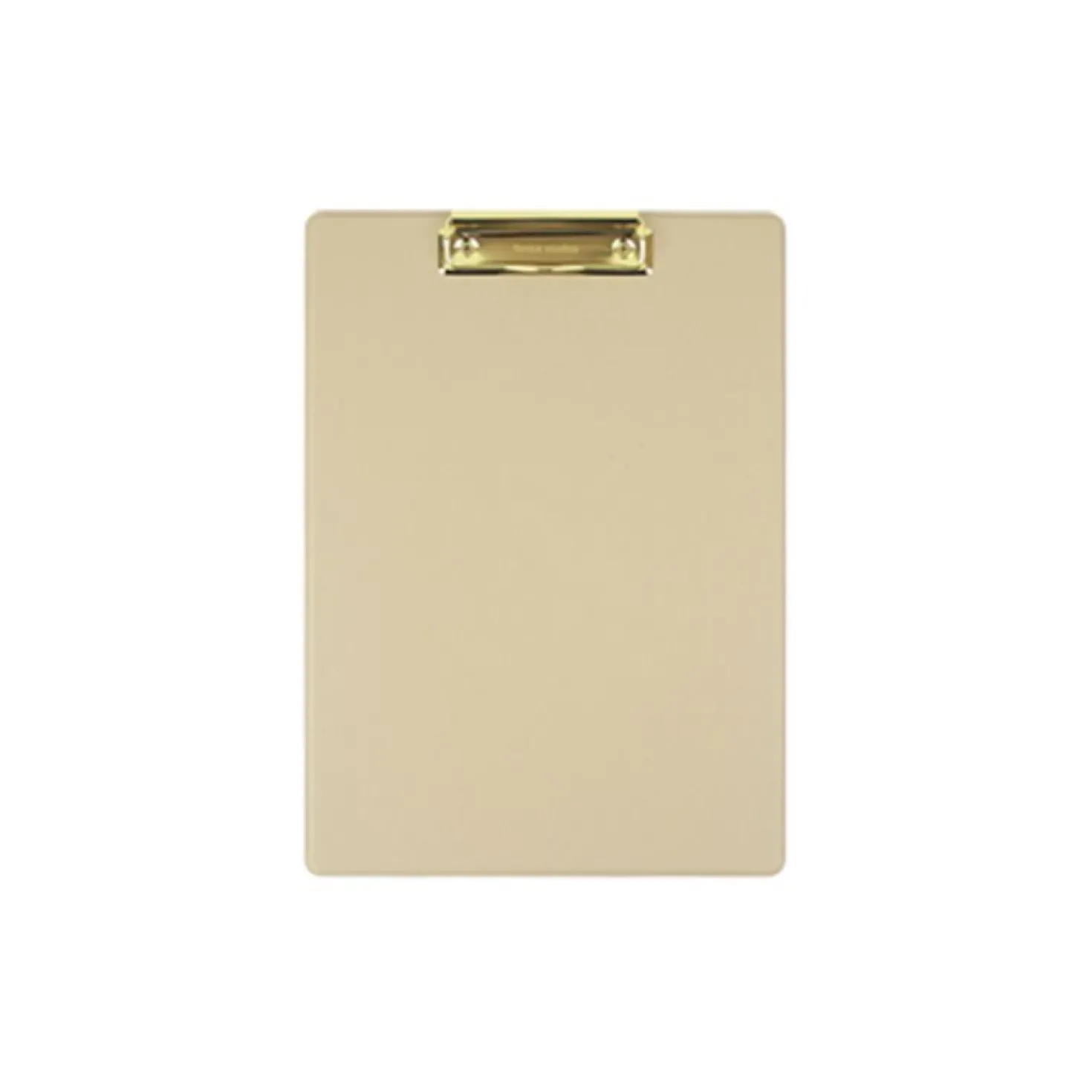 Gold Metal Vegan Leather Clipboard