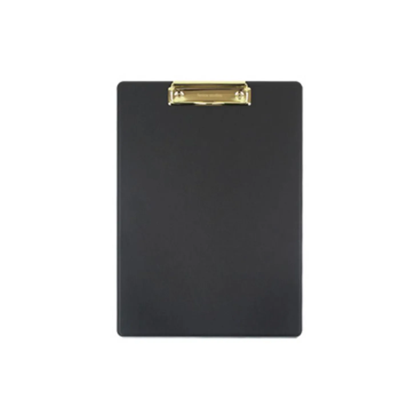 Gold Metal Vegan Leather Clipboard