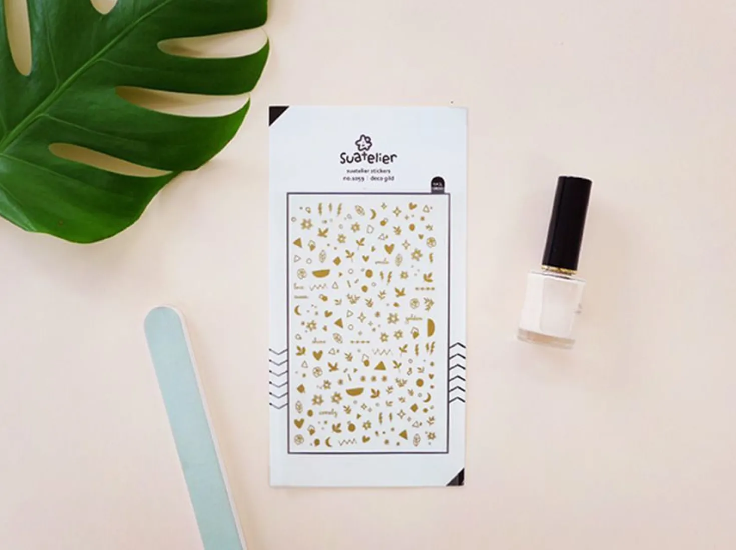 Gold Nail Deco Sticker