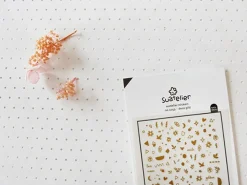 Gold Nail Deco Sticker