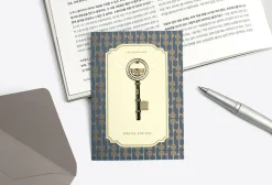 Gold Plated Bookmark Card