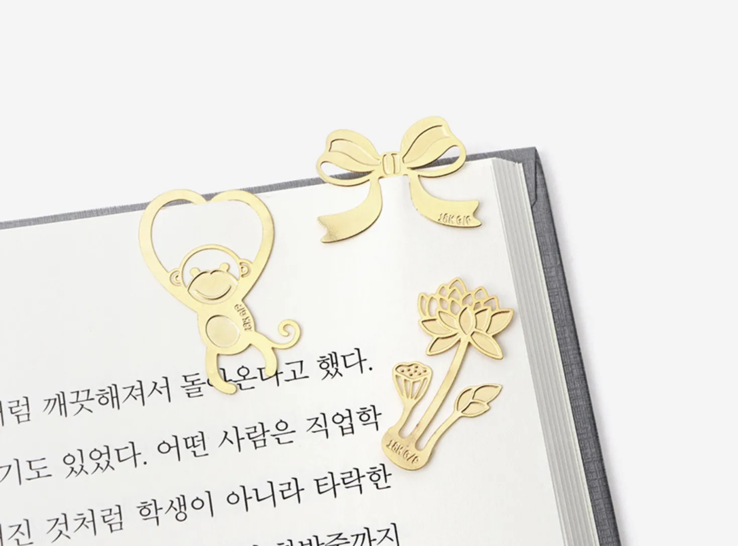 Gold Plated Tag Bookmark