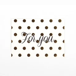 Gold Point Message Card