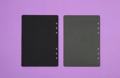 Gold 6 Ring A5 Vegan Leather Cover