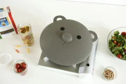 Gray Bear Silicone Pot Lid