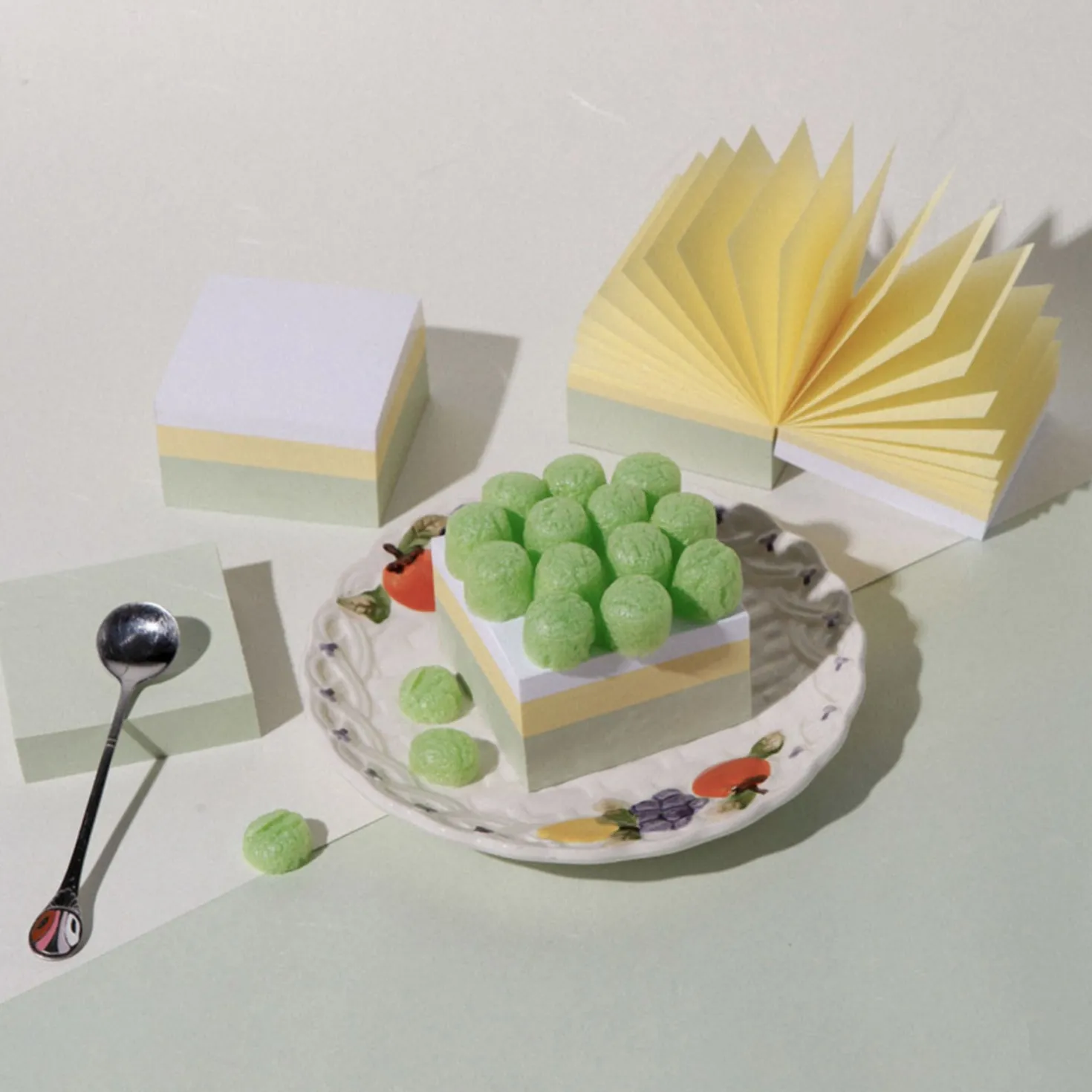 Green Grape Hanji Memo Pad