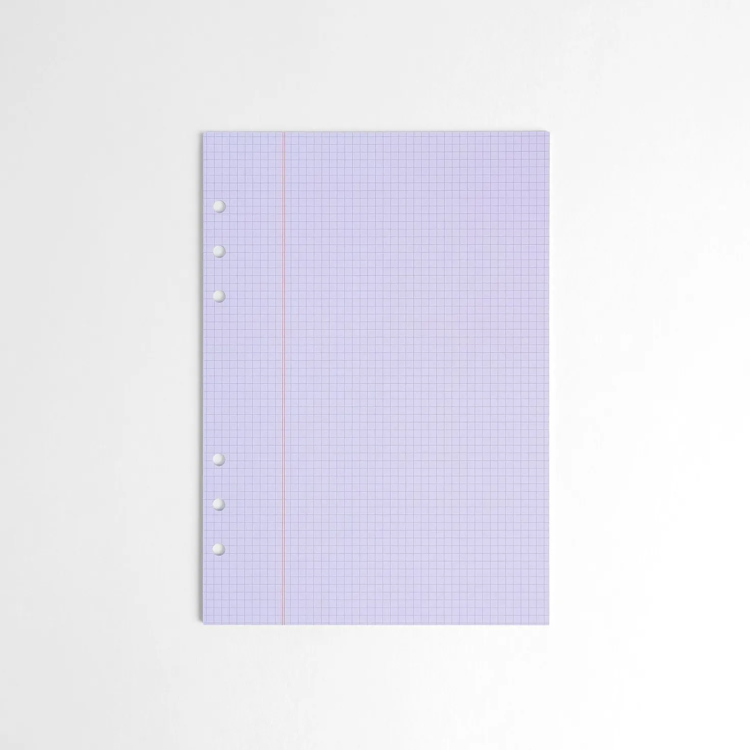 Grid Pattern 6 Ring A5 Note Refill