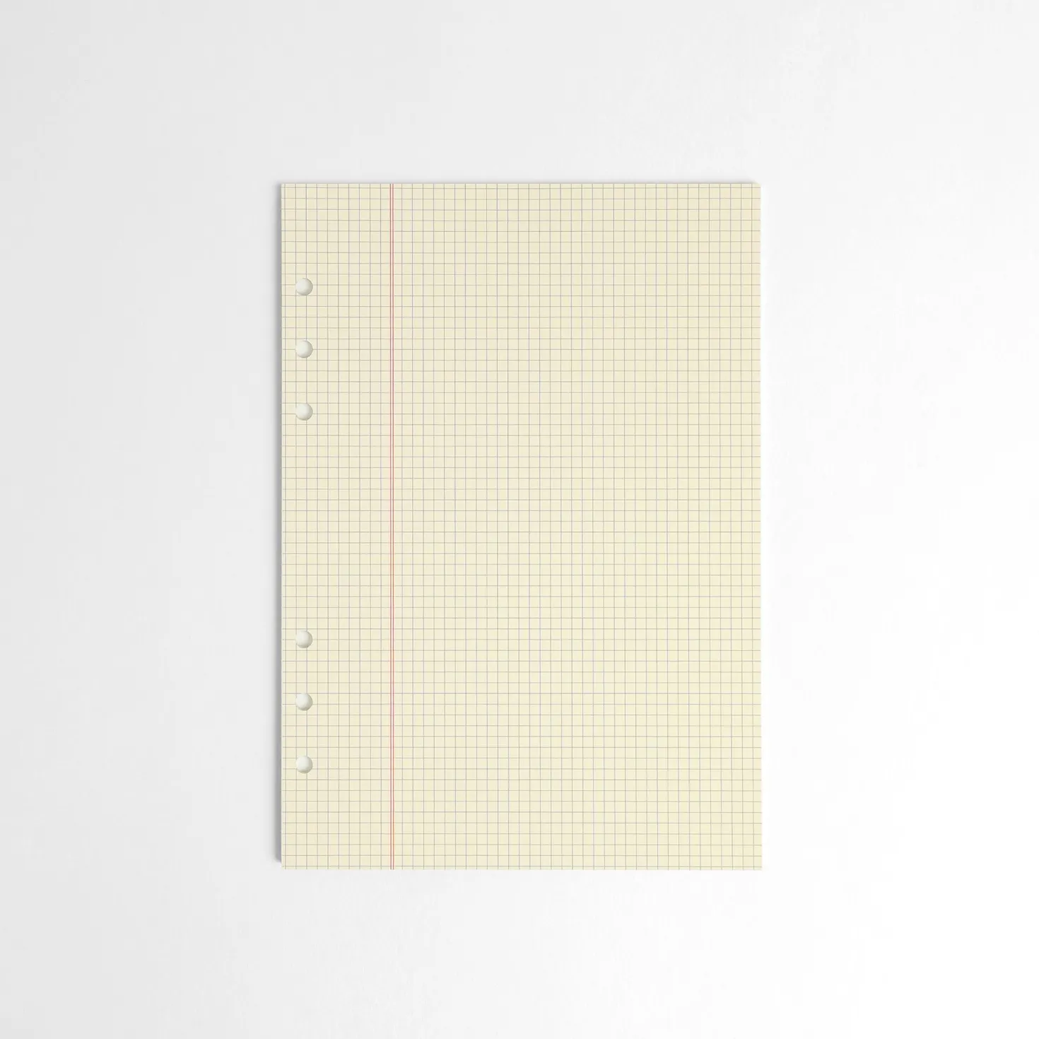 Grid Pattern 6 Ring A5 Note Refill
