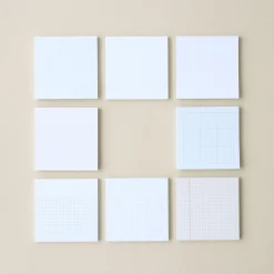 Grid Pattern Sticky Note Set