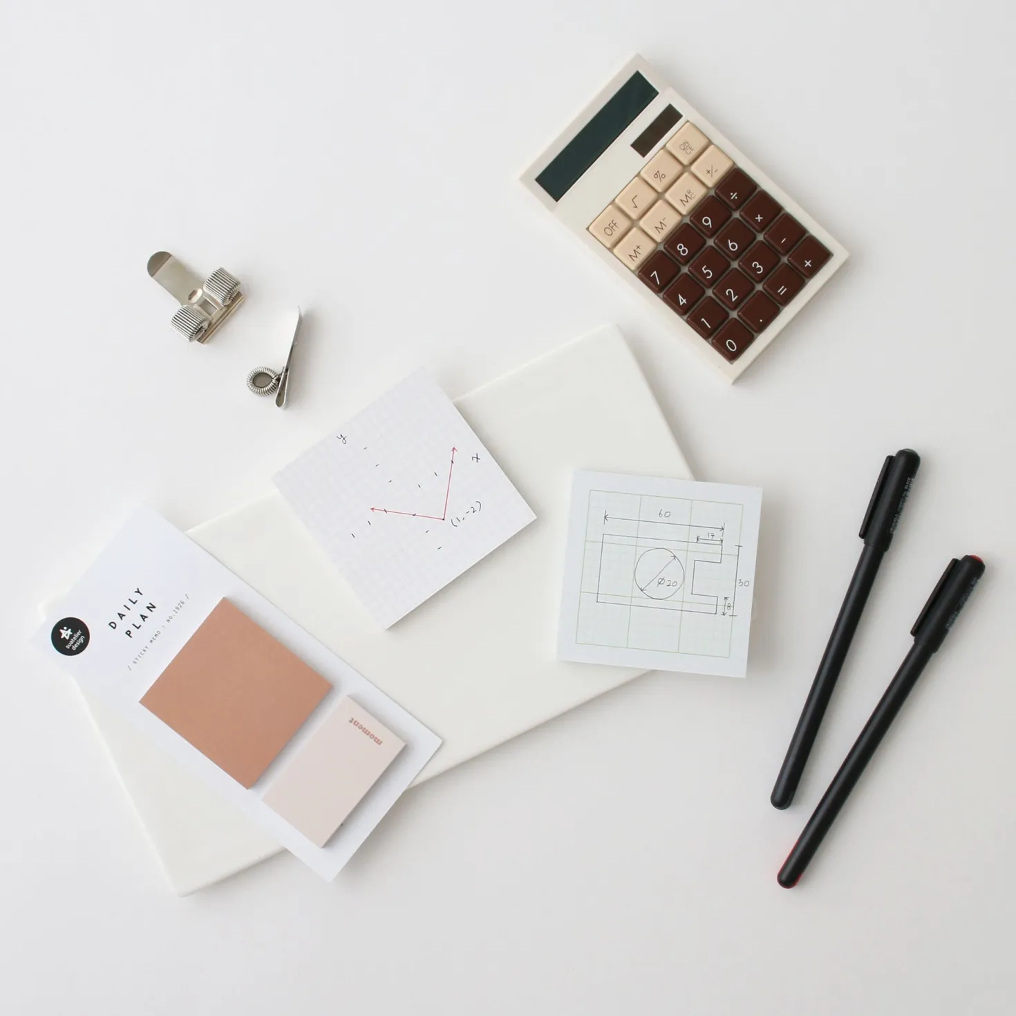 Grid Pattern Sticky Note v2