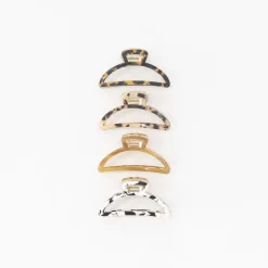 Half Moon Gold Claw Clip v26