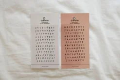 Handwriting #1 Alphabet Deco Sticker