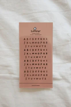 Handwriting #2 Alphabet Deco Sticker