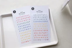 Handwriting #3 Alphabet Deco Sticker
