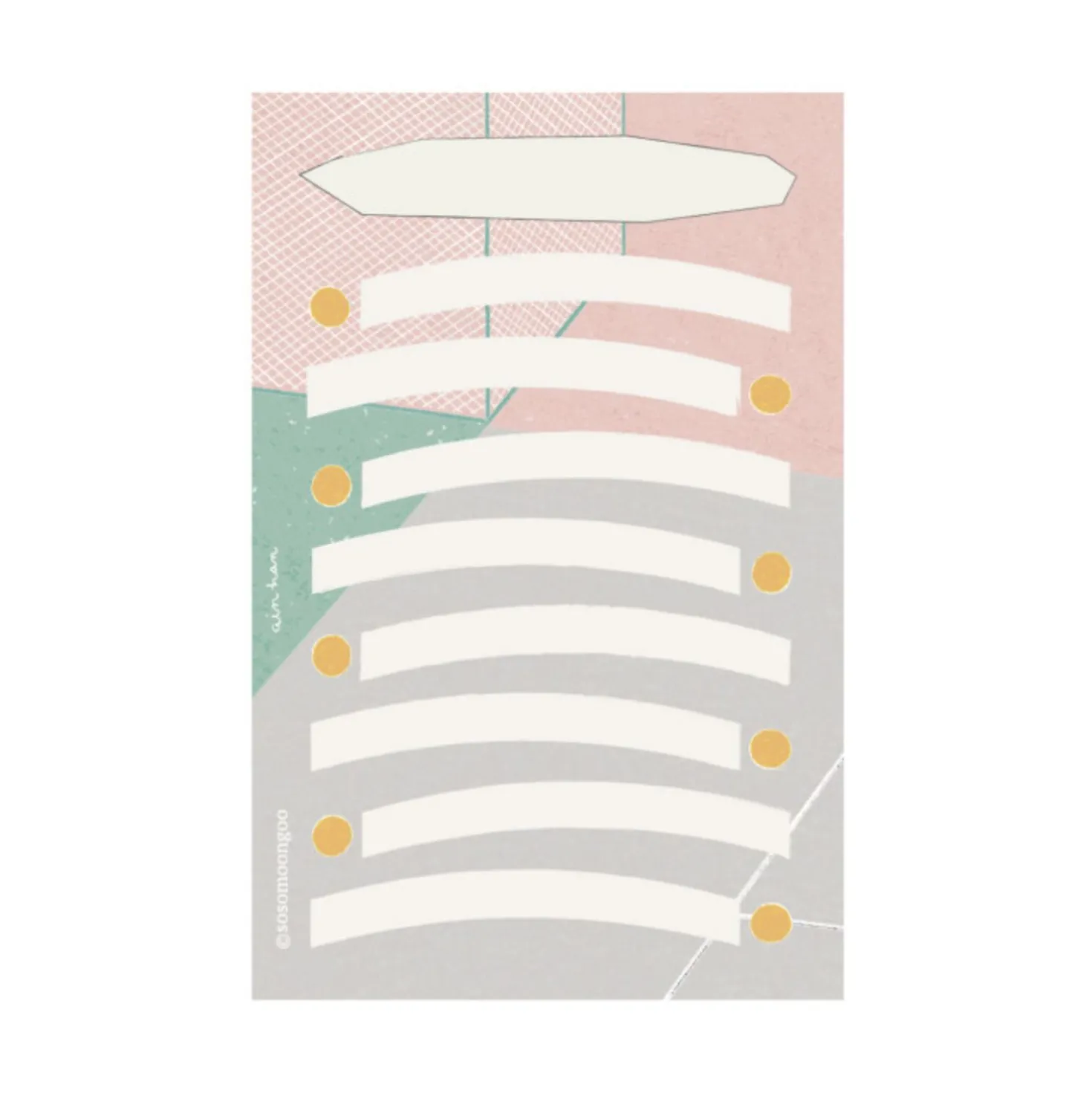 Happy Hobby Checklist Memo Pad