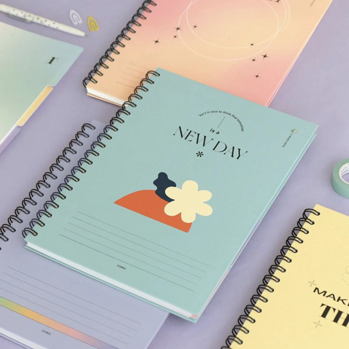 Hardcover B5 Index Lined Notebook