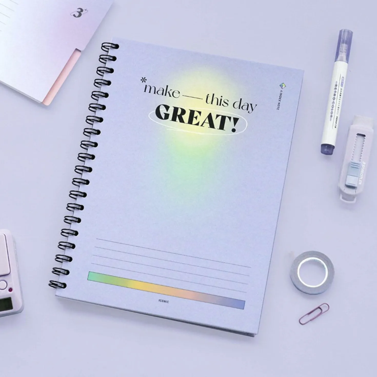 Hardcover B5 Index Lined Notebook