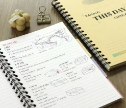 Hardcover B5 Index Lined Notebook