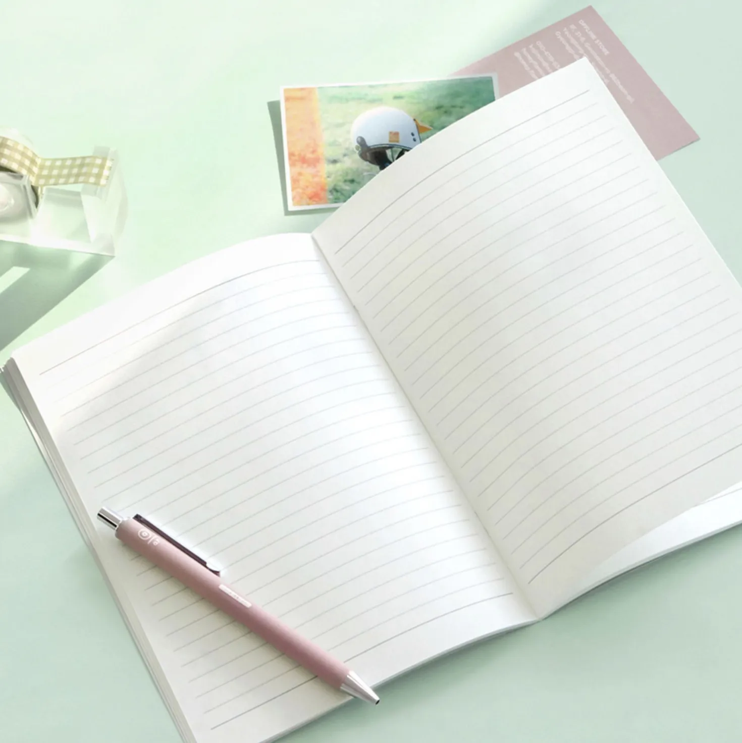 Haru Illustration A5 Lined Notebook v2