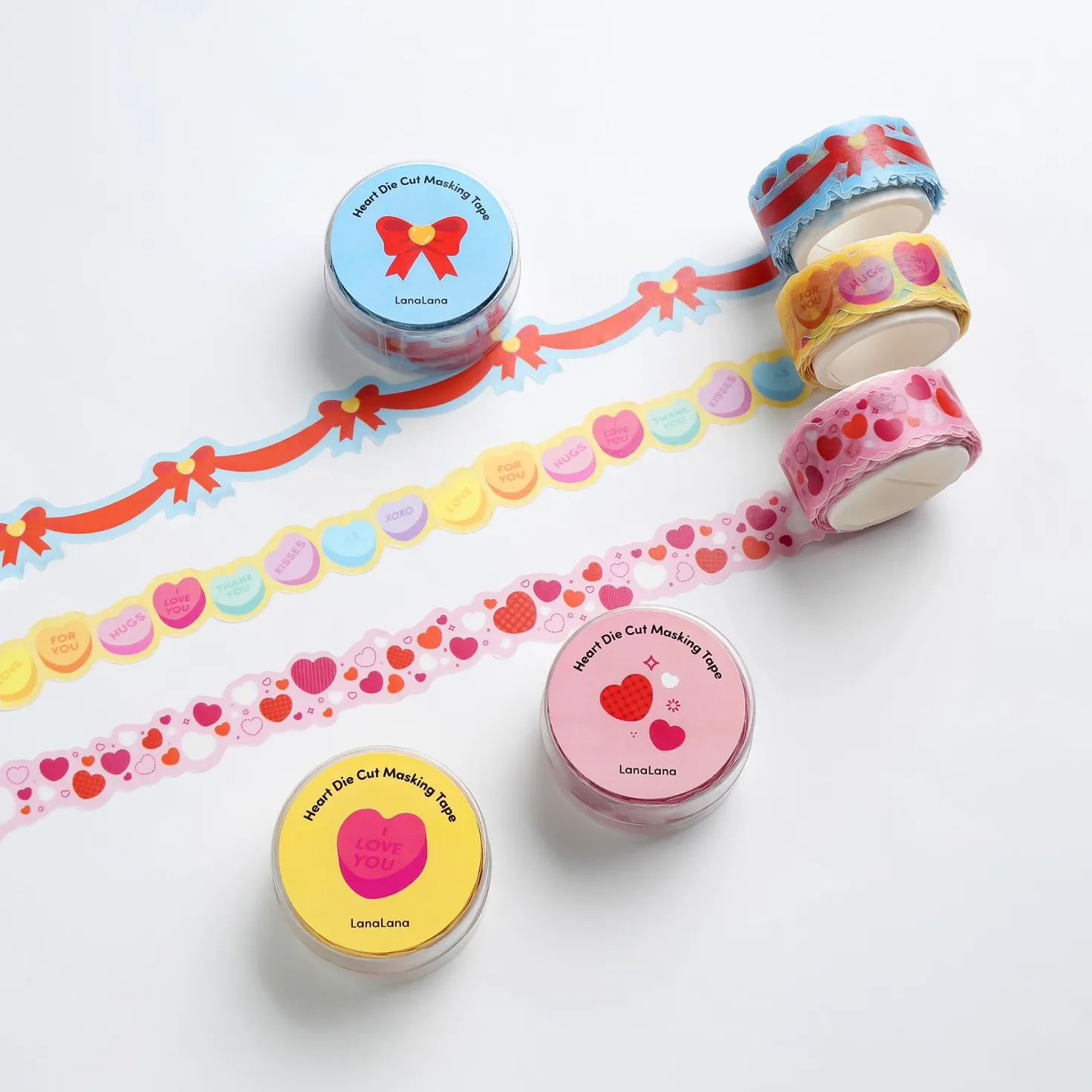 Heart Die Cut Masking Tape
