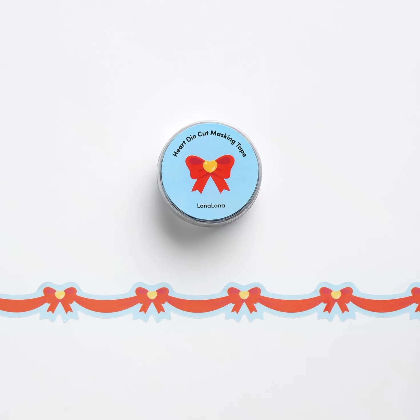 Heart Die Cut Masking Tape