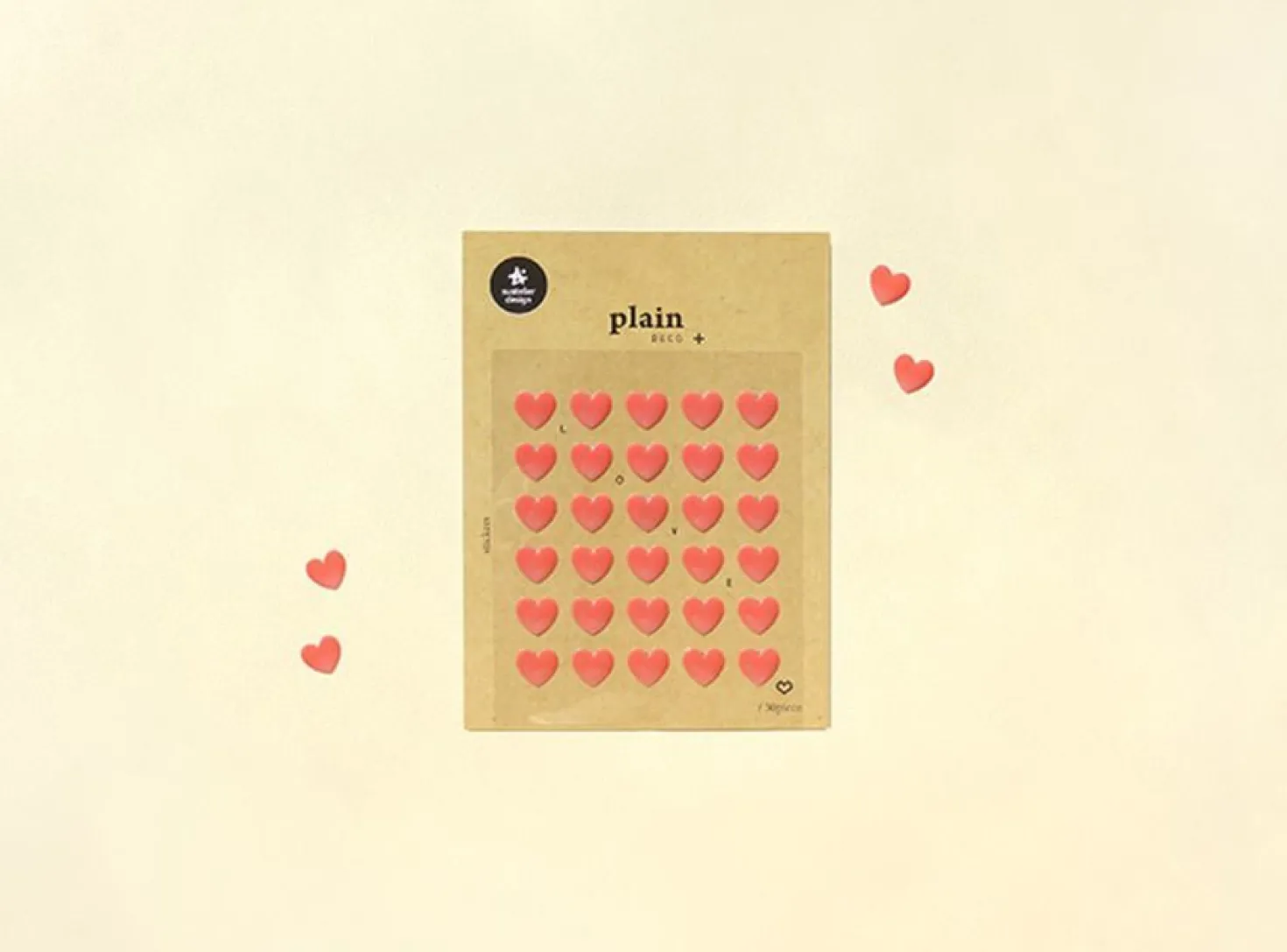 Heart Epoxy Deco Sticker