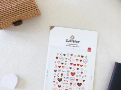 Heart Nail Deco Sticker