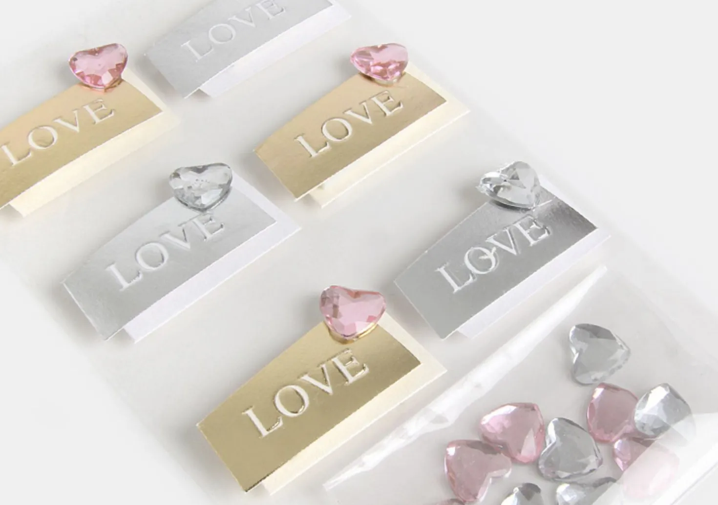Heart & Star 3D Deco Sticker