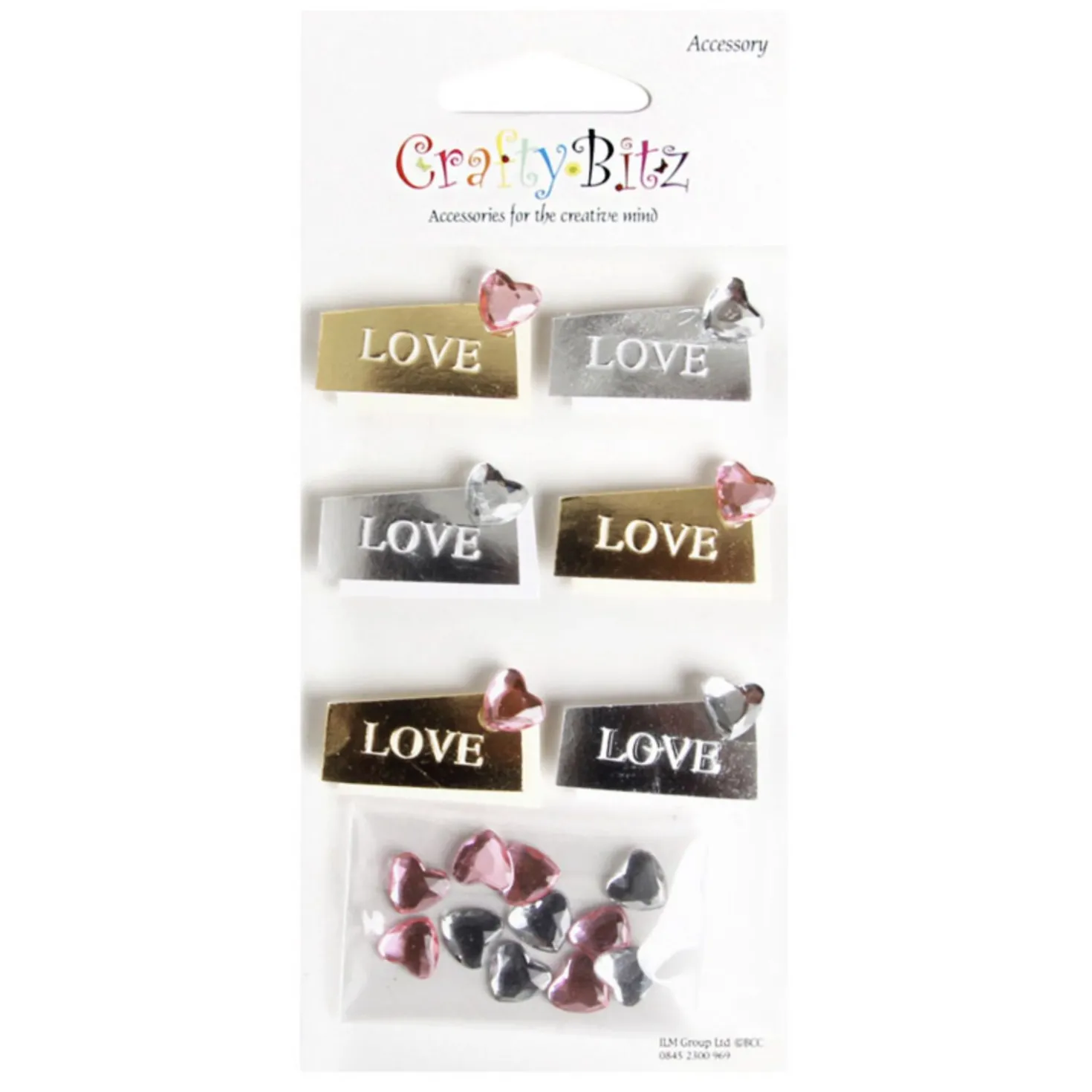 Heart & Star 3D Deco Sticker