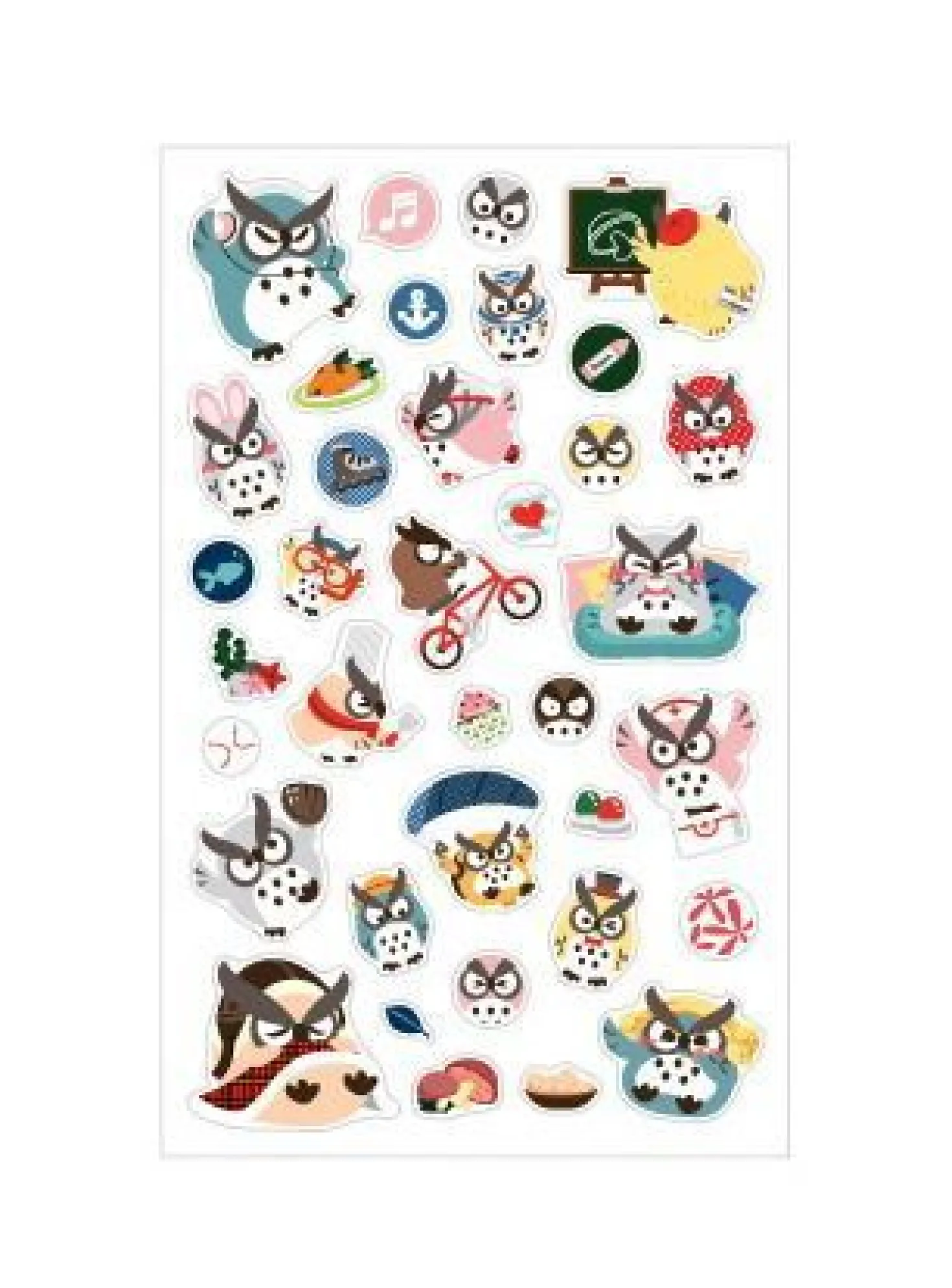 Hello Owl Deco Sticker