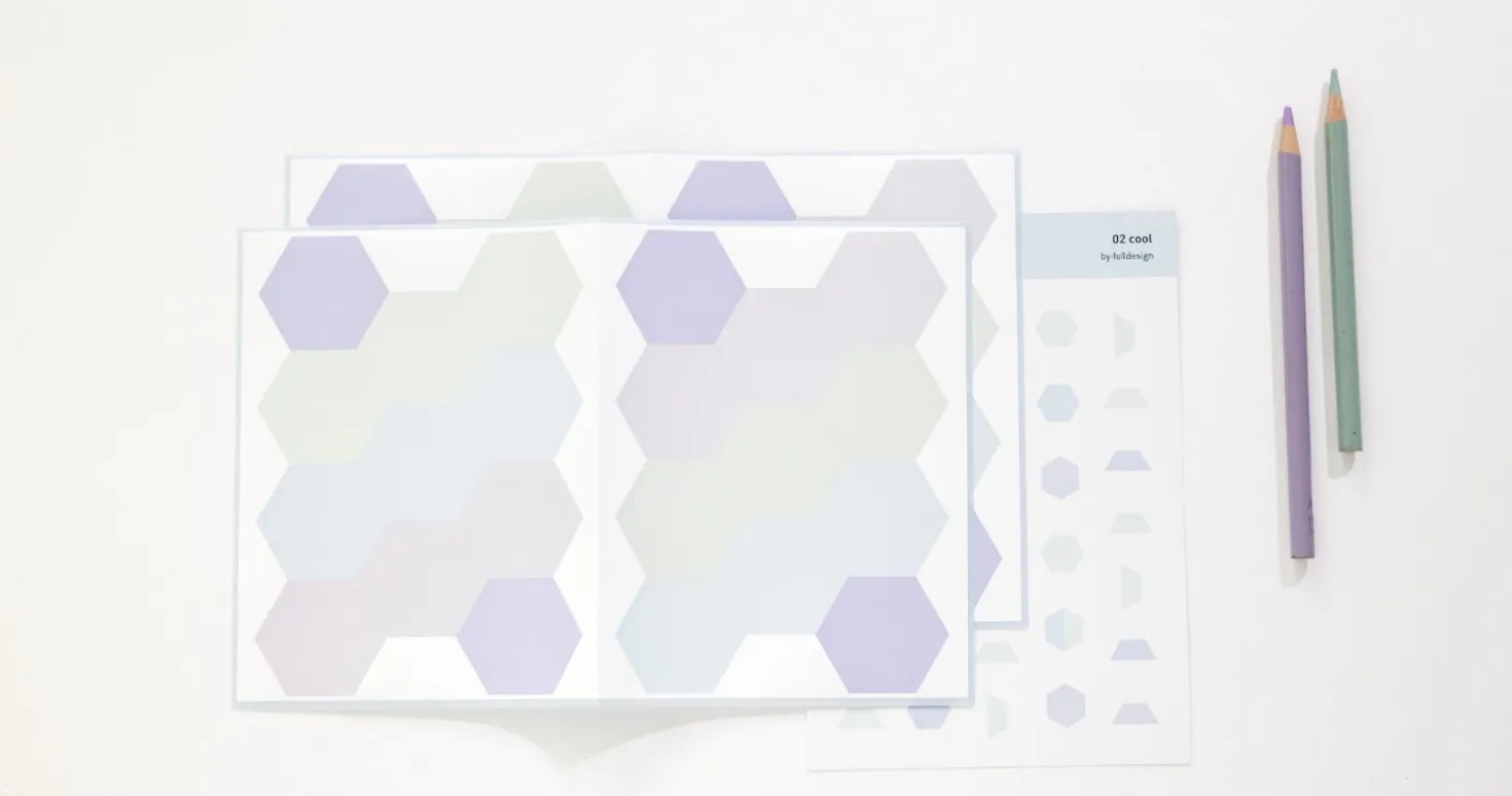 Hexagon Removable Index Sticker