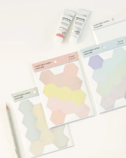 Hexagon Removable Index Sticker