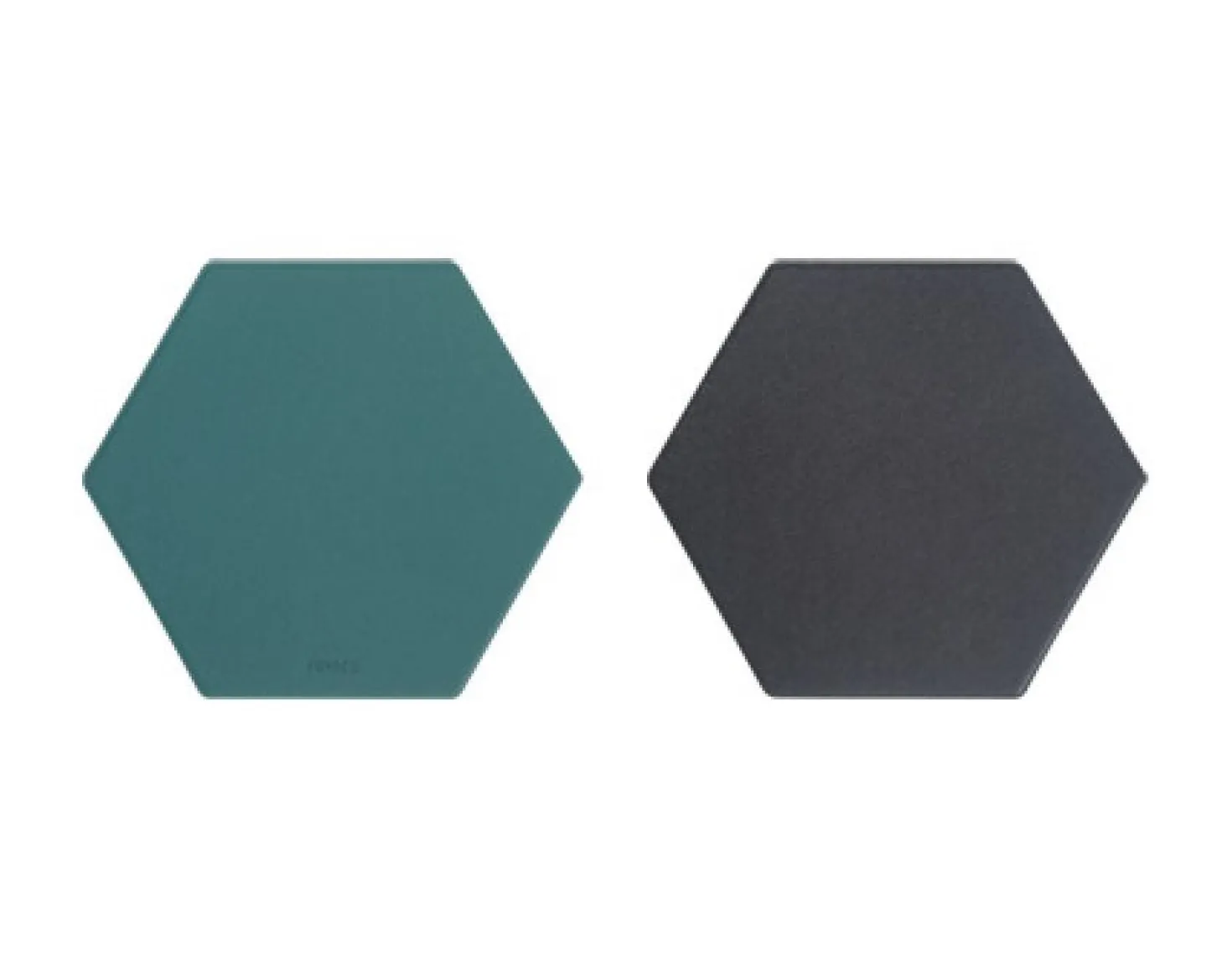 Hexagon Two Tone Tea Coaster