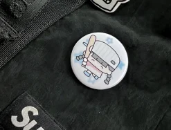 Hodu Girl Button Pin v2
