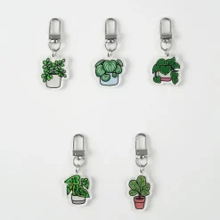 Houseplant Acrylic Key Ring