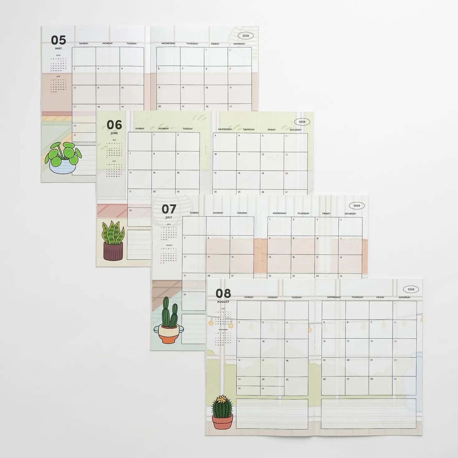 2026 Houseplant Monthly Planner