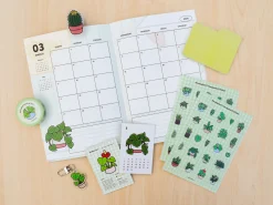 Houseplant 2026 Monthly Stationery Gift Set (7pcs)