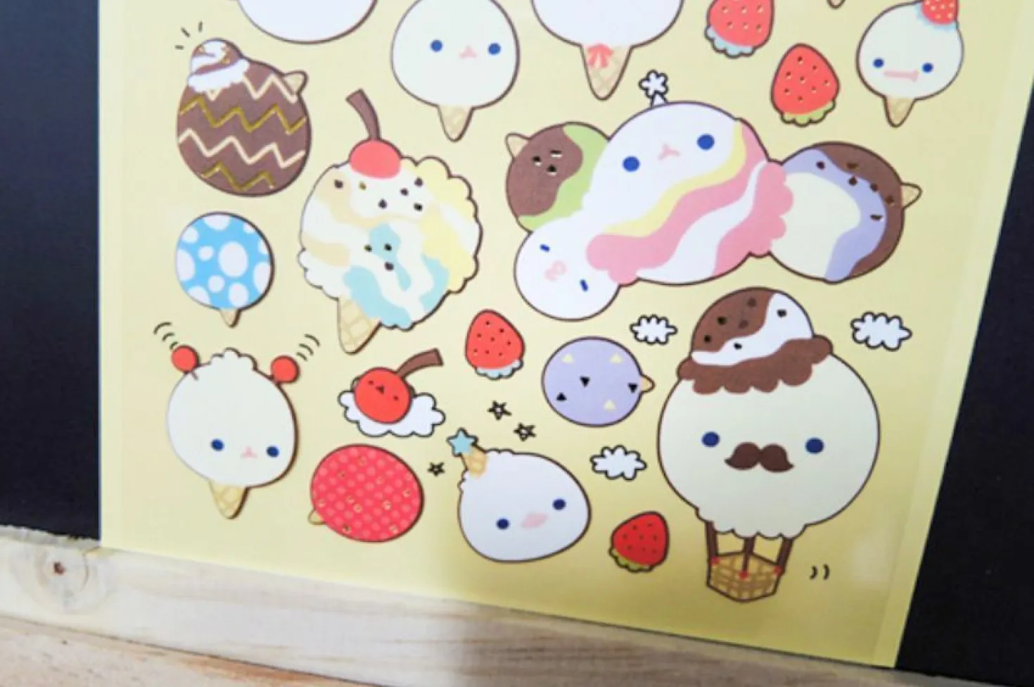 Ice Cream Deco Sticker v2