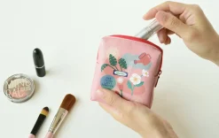 Illustrated Mini Zip Pouch
