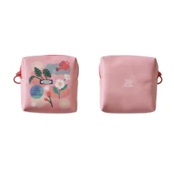 Illustrated Mini Zip Pouch