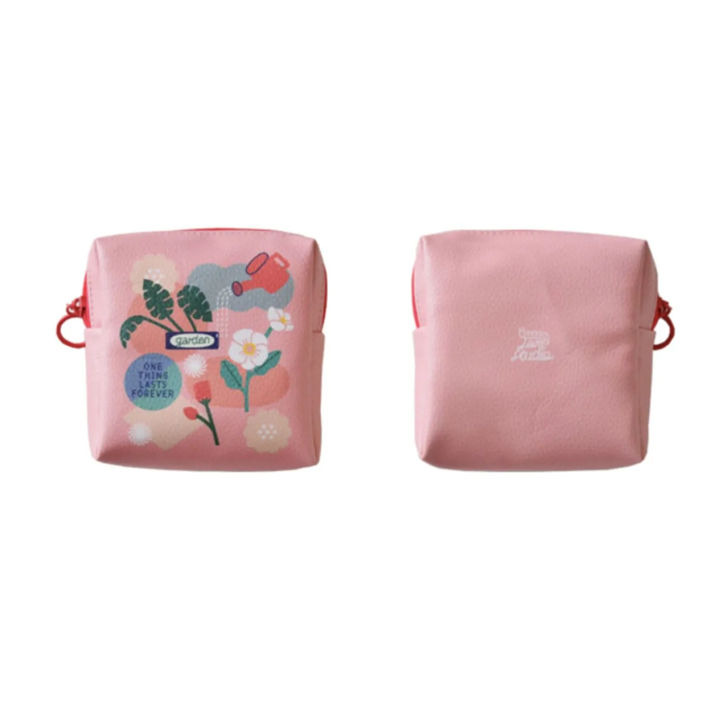 Illustrated Mini Zip Pouch