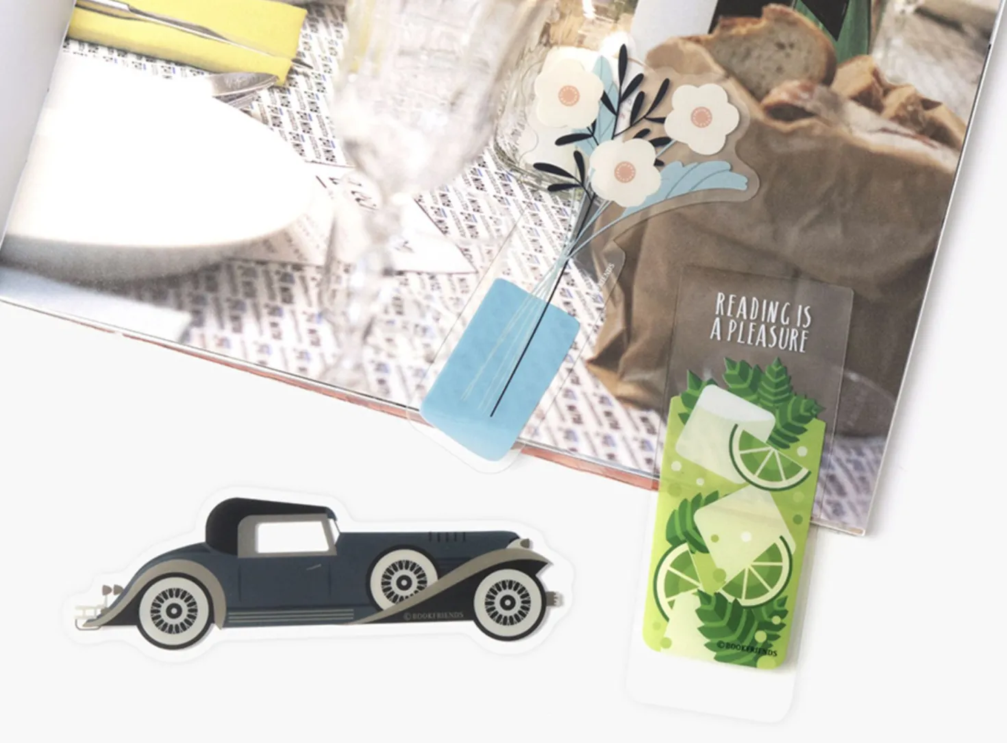 Illustration Clear Bookmark