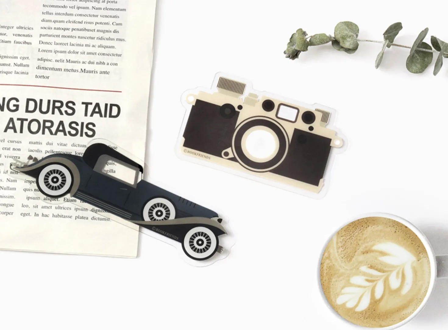Illustration Clear Bookmark