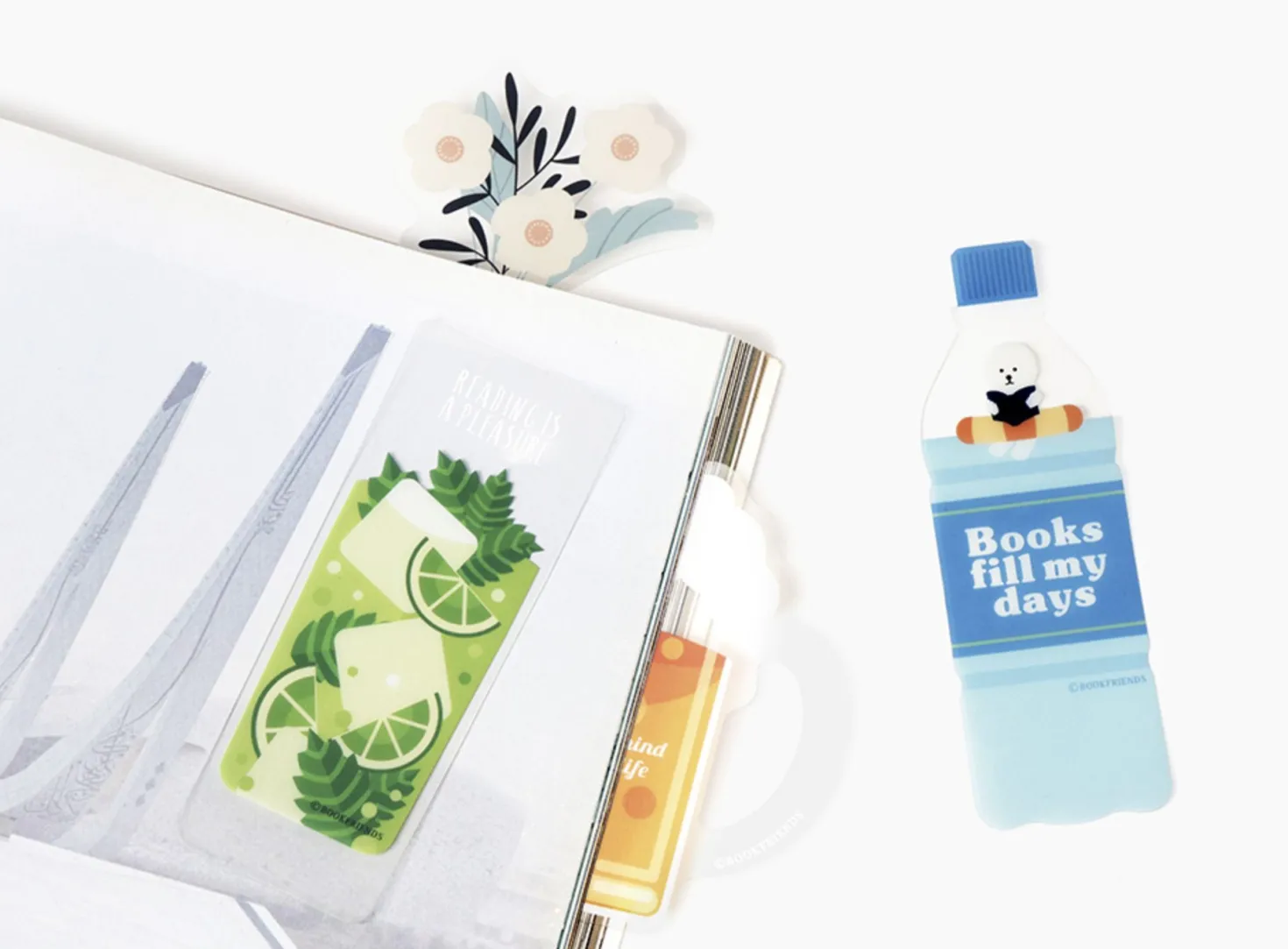 Illustration Clear Bookmark
