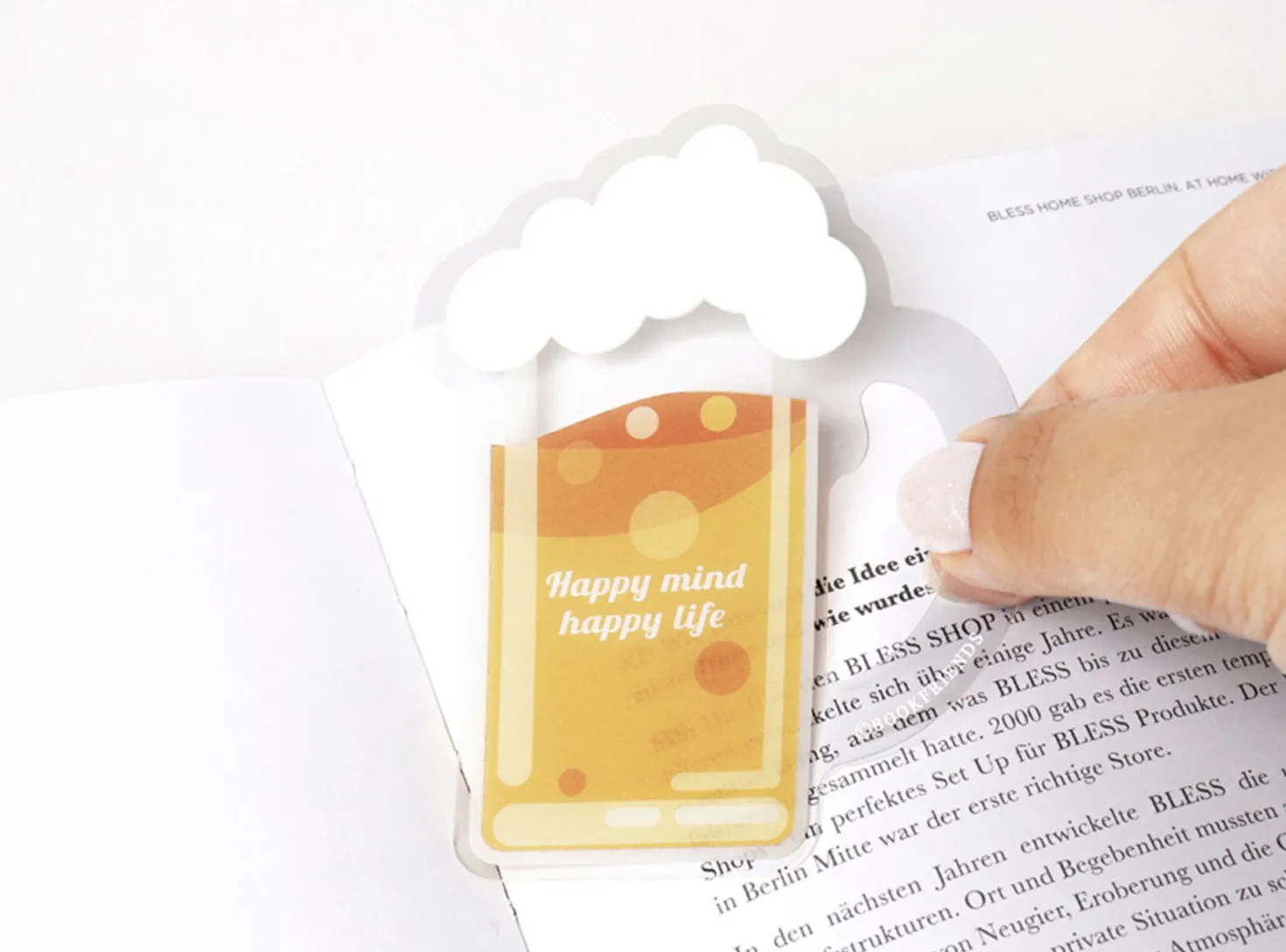 Illustration Clear Bookmark