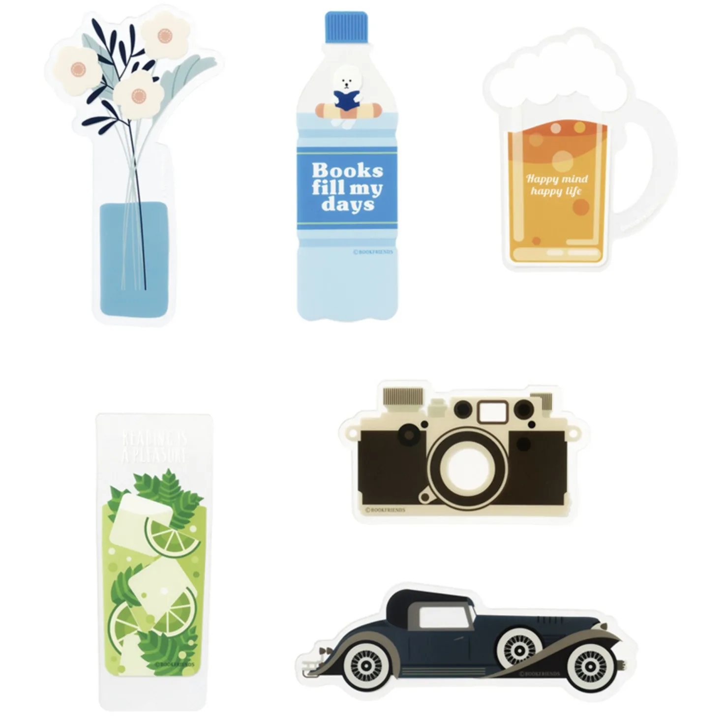 Illustration Clear Bookmark