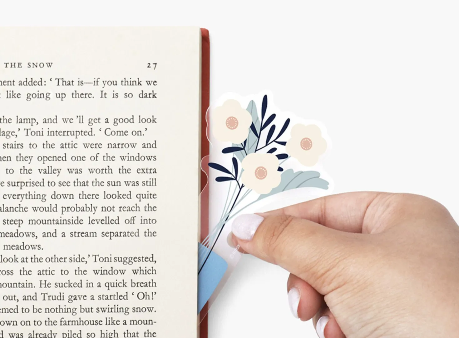 Illustration Clear Bookmark
